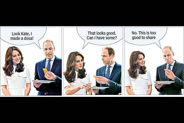 Taste of Tamil Nadu: Will and Kate make a delicious dosa and eat it too