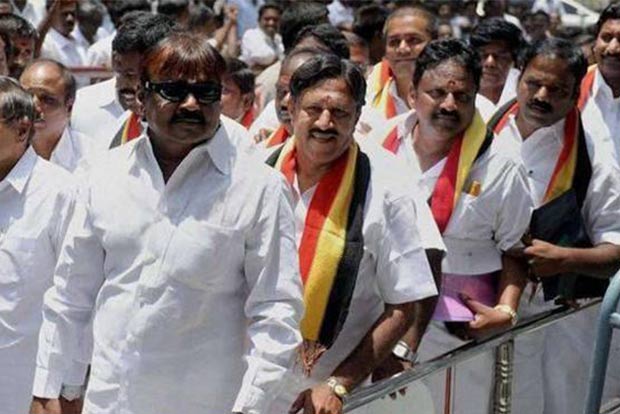 Captain Vijayakant strikes again