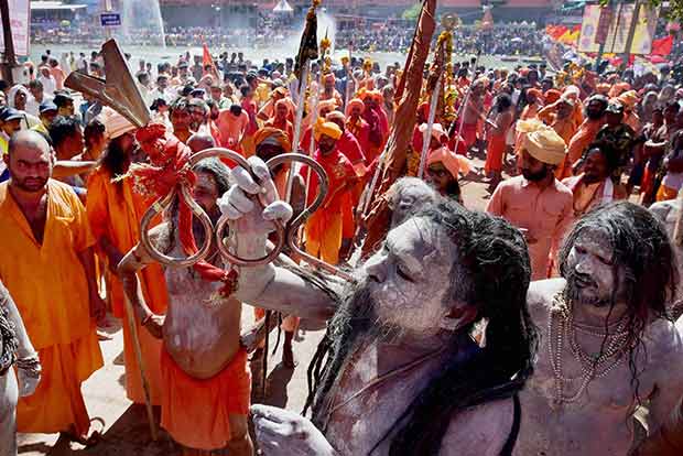Seers take part in Ujjain Kumbh Mela