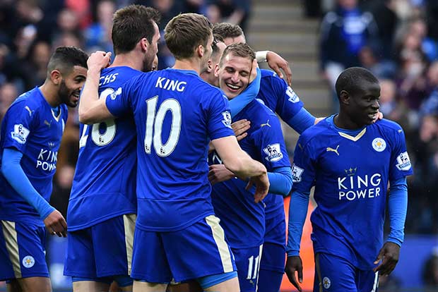 Leicester City with the Premier League for the first time in 132 years