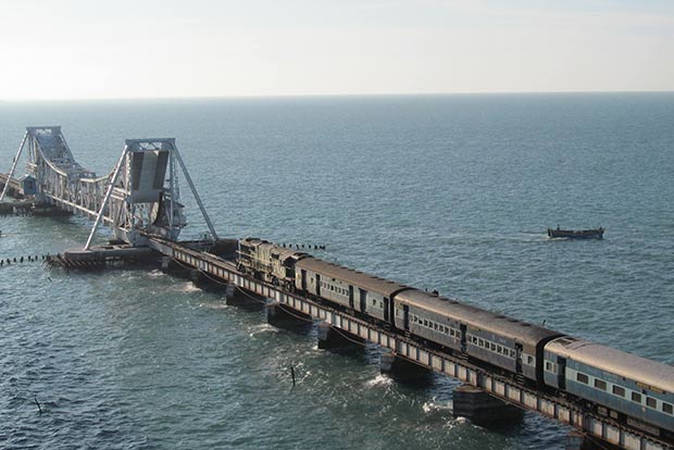 First discharge-free rail from Manamadurai to Rameswaram