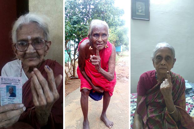 Nonagenarians go to booths, show the way to others