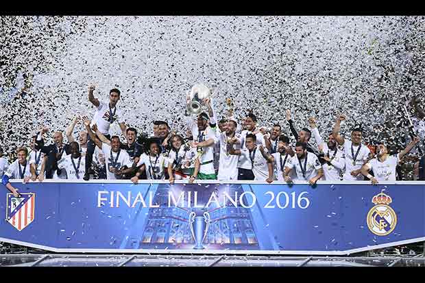 Real Madrid champions of Europe
