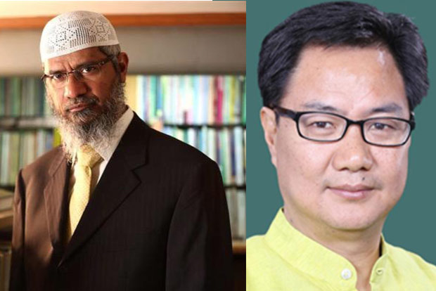 Government mulling action against Zakir Naik