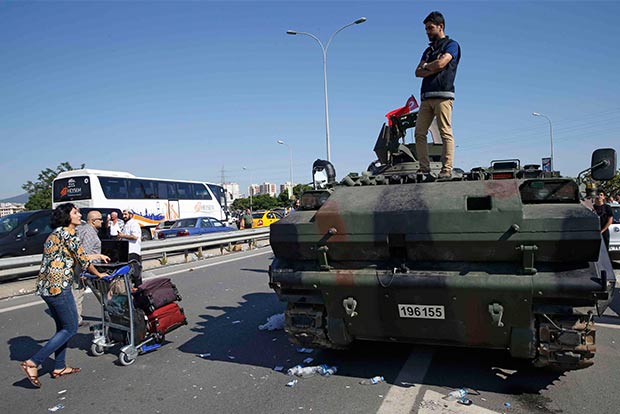 Turkey quells coup bid, nearly 200 dead