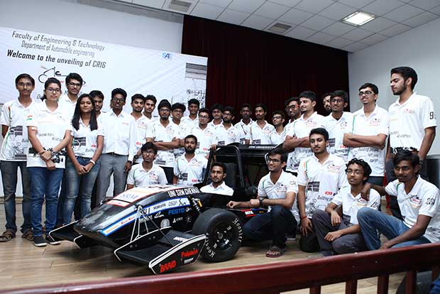 SRM Formula racing team unveil new car for German event SRM Formula racing team unveil new car for German event