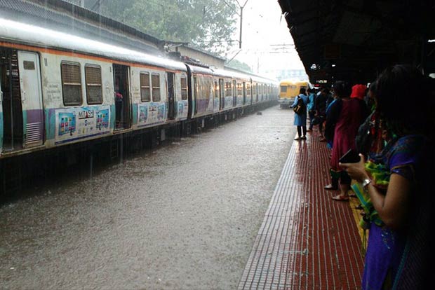 Rains disrupt suburban services in Mumbai