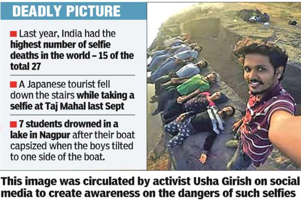 States to identify dangerous selfie tourist spots