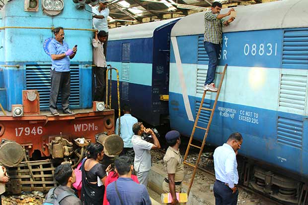 Two porters held as train heist probe chugs along