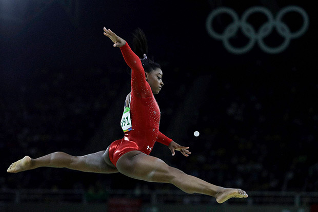 Floor opens for Biles’ fourth gold
