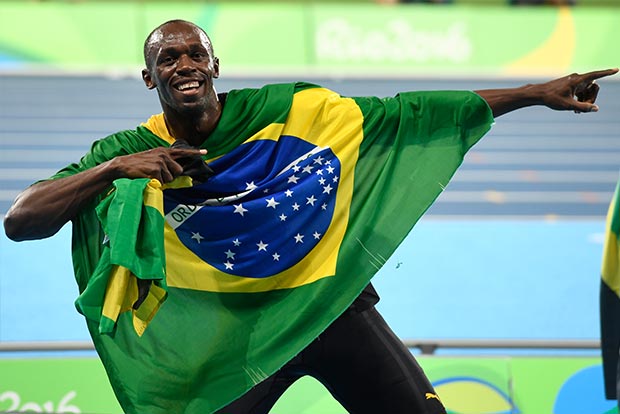 Usain Bolt wins 4x100m relay and completes a sweep of sprint titles in Olympics in his last race