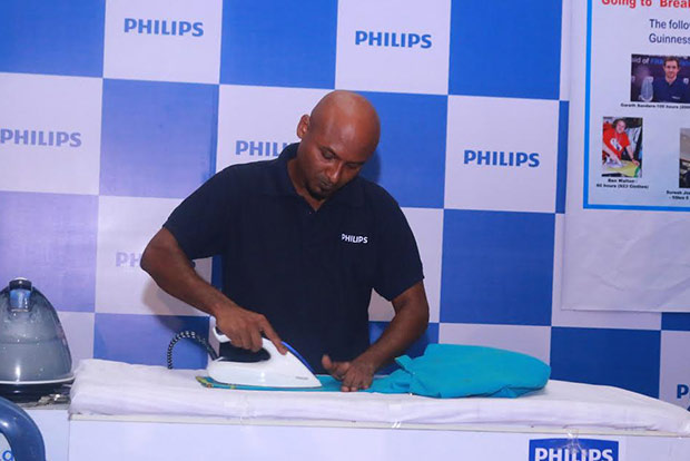 ‘Iron Man’ embarks on Guinness record to iron 2,001 clothes in 101 hours