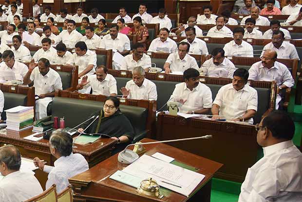 Pandemonium after Jaya-Stalin spat in TN Assembly
