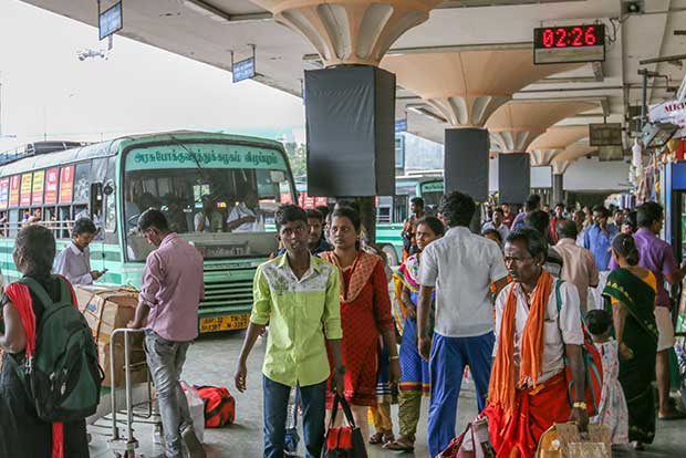 250 special buses operated to meet festival and weekend rush