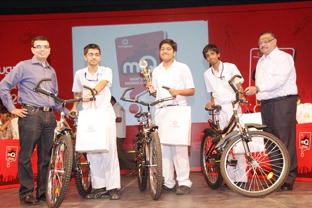 AMM school wins Madras Day quiz contest