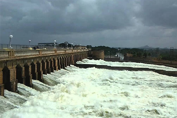 Release of water from Krishna Raja Sagara to Tamil Nadu stopped