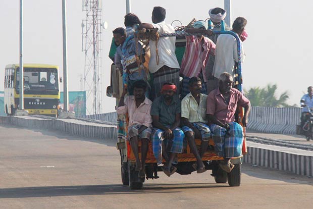 Despite good bus connectivity, overloading of passengers rampant in rural parts