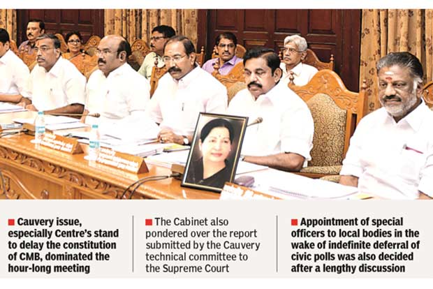 Cabinet meet decides to post special officers for civic bodies