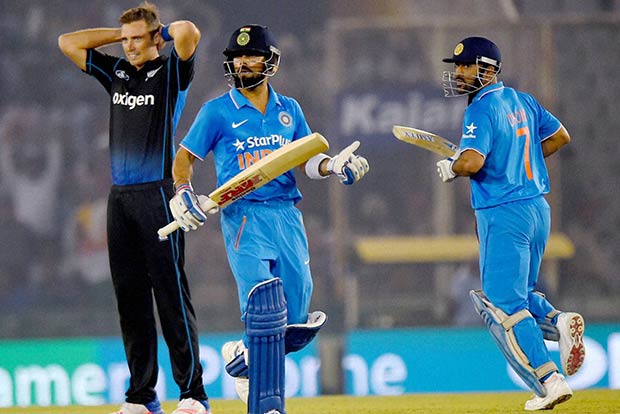 Kohli, Dhoni show