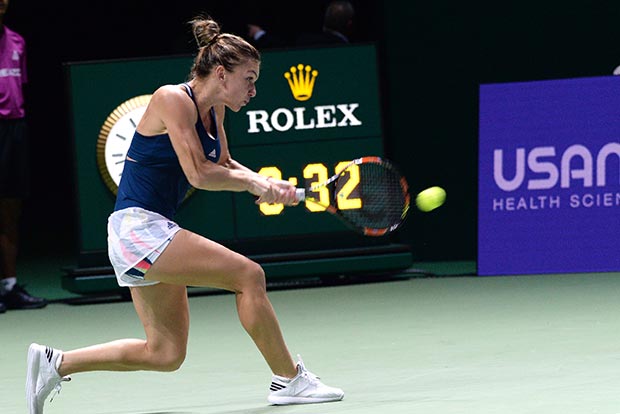 Halep unlocks Keys in Finals