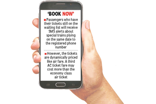 IRCTC offers a choice, at the price of air fare IRCTC offers a choice, at the price of air fare