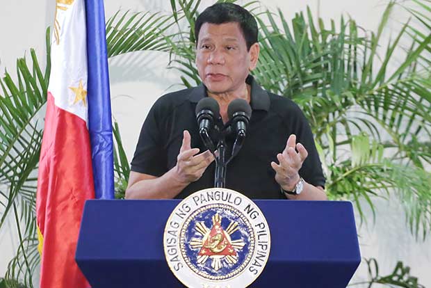Philippines’ Duterte softens stance on US