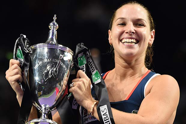 Cibulkova stuns World No 1 Kerber to win WTA final
