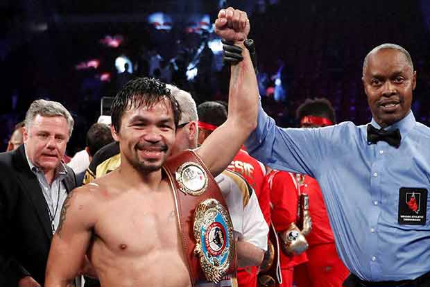 Pacquiao returns to claim WBO welterweight title