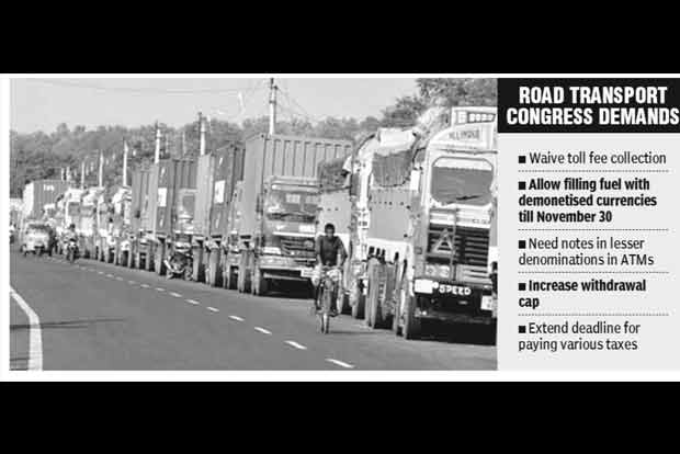 ‘Trucks would be forced to go off roads’