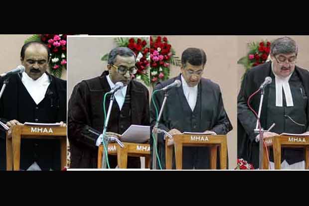 Three new judges sworn in