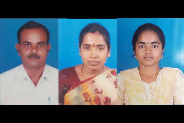 Tamil Nadu Electricity Board staff, wife, girl murdered in Vellore