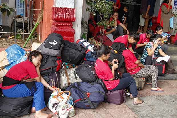 Passengers stuck at railway stations