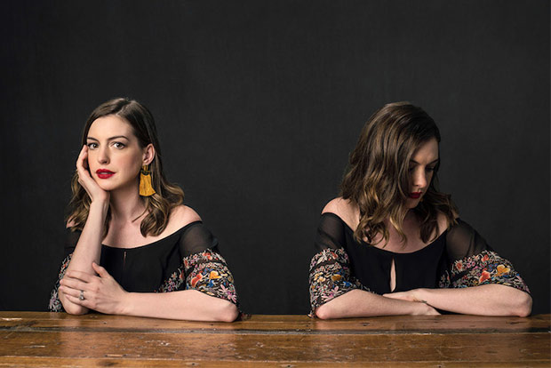 Celebs reveal public, private personas in double-portraits