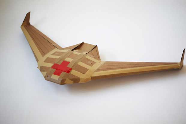 Biodegradable paper airplane may revolutionise humanitarian aid