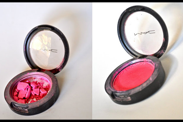 How to fix broken make-up products
