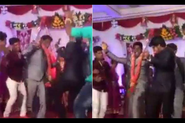Video of groom dancing with friends goes viral Video of groom dancing with friends goes viral