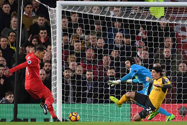 Liverpool down Arsenal to jump to third place