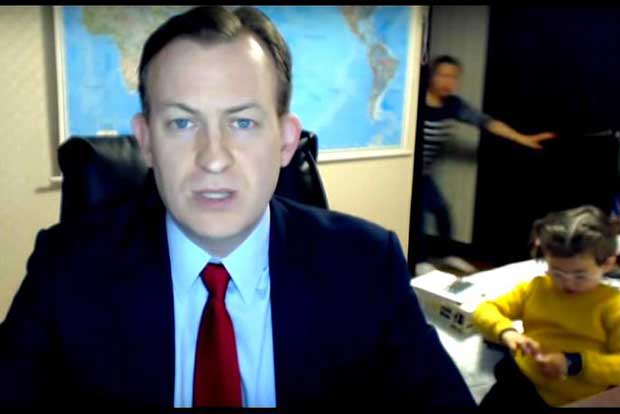 Kids derail dad’s BBC interview in hilarious video