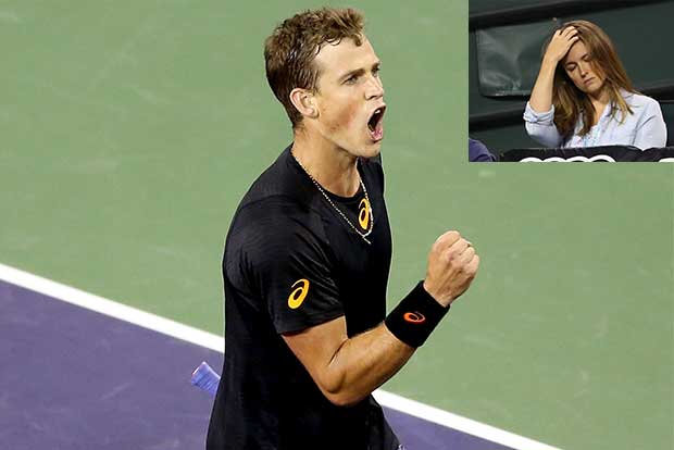 Pospisil sends Murray packing at Indian Wells