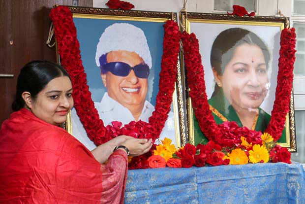 Deepa’s ‘meditation’ at memorial upsets loyalists