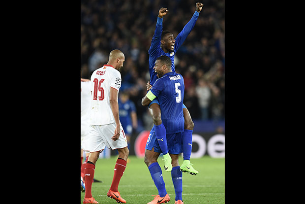 Revitalised Leicester stun Sevilla to reach quarter-finals