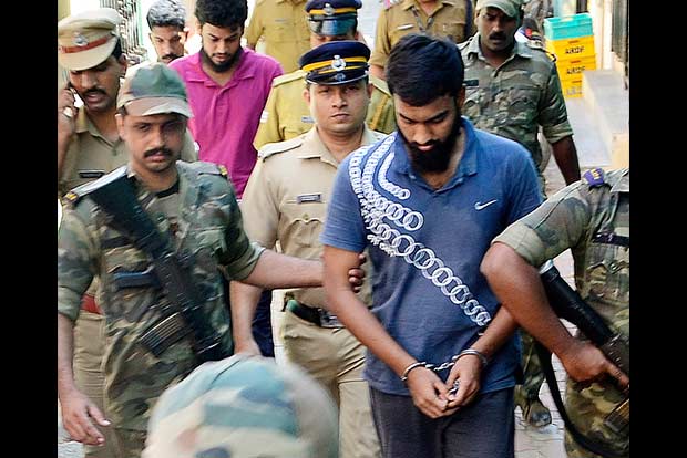 Kerala police carry out probe at house of bomb blast accused