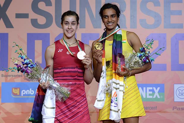 Super Sindhu conquers Marin to win maiden India Open title