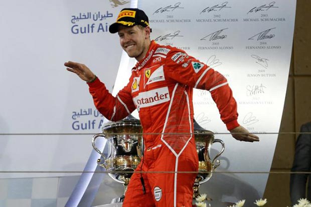Vettel wins Bahrain Grand Prix ahead of Hamilton