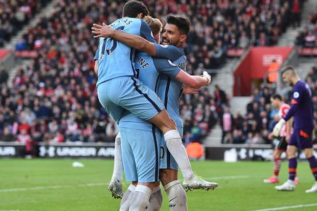 Manchester City climb to third place after 3-0 win