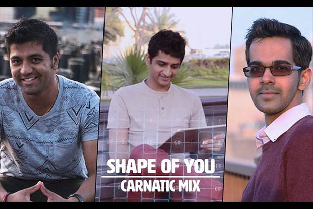 Carnatic version of Shape of You wins hearts