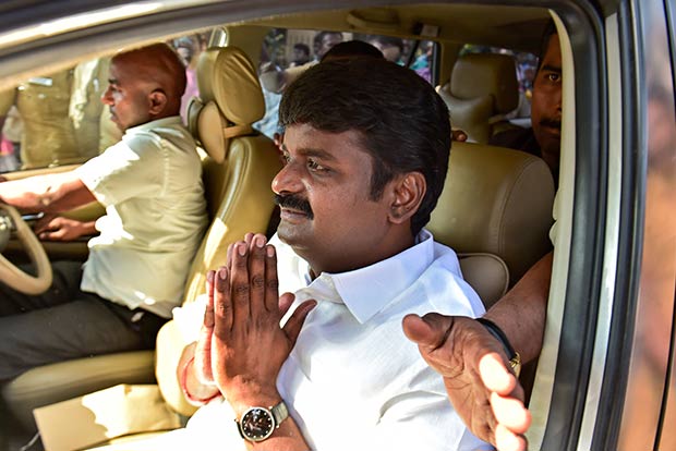 IT sleuths question Ministers wife over money distribution to voters in RK Nagar