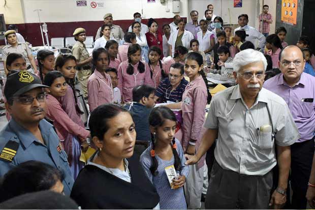 Government forms team, hospitals on alert after gas leak in Delhis Thuglakabad region