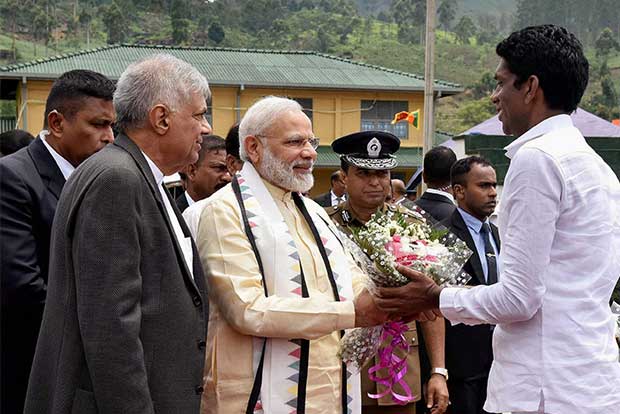 TNA leaders call on PM Modi in Sri Lanka