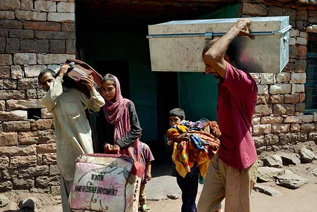 Pakistan shelling kills 2 in Jammu and Kashmir, forces evacuation